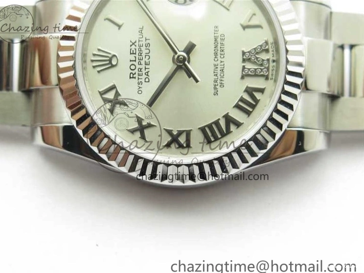 0104 Datejust 31mm 278271 SS BP Maker Best Edition Silver Roman Dial on Oyster Bracelet Trendy 2746